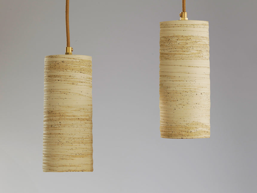Minimalist Cylinder Ceramic Hanging Ceiling Pendant Light