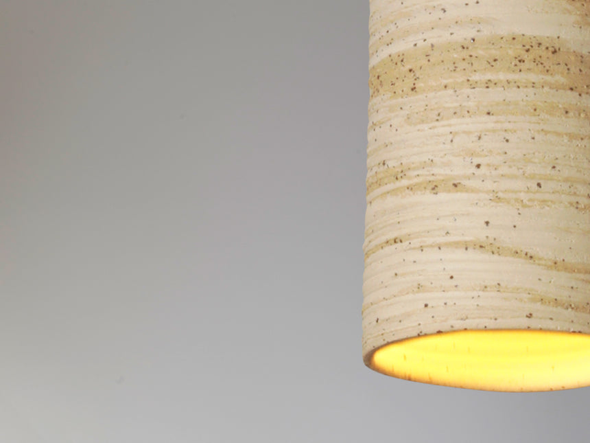 Minimalist Cylinder Ceramic Hanging Ceiling Pendant Light