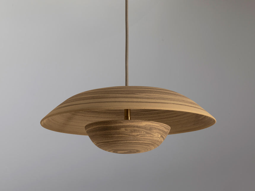 Modern Ceramic Hanging Pendant Light - Eclipse